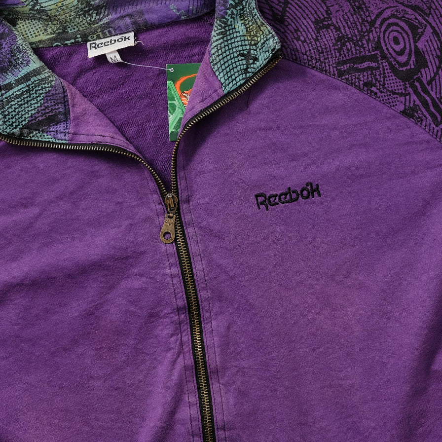 Vintage Reebok Sweat Jacket Large 