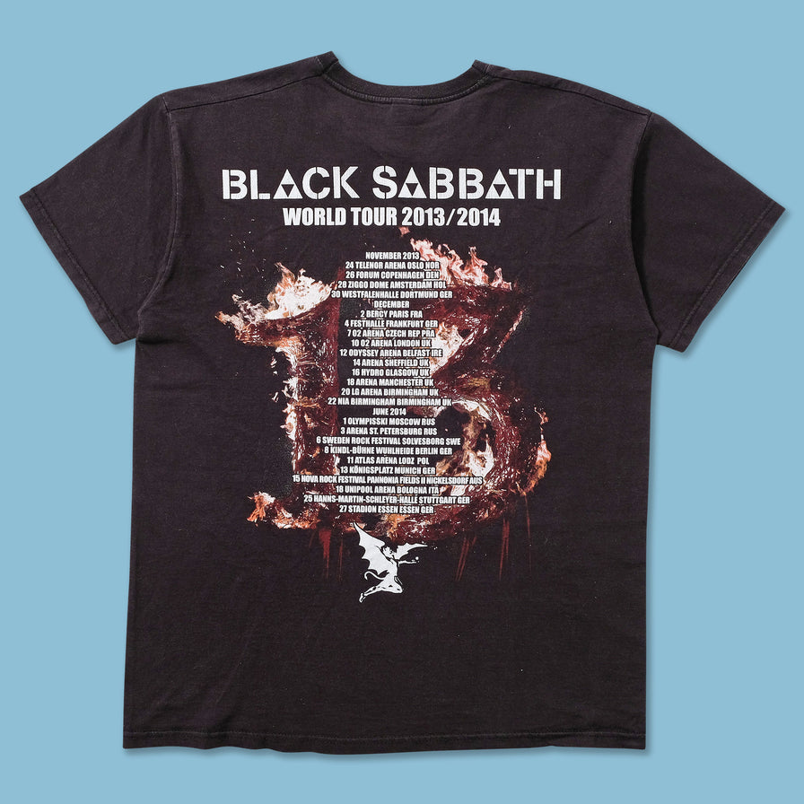 2014 Black Sabbath T Shirt Large Double Double Vintage