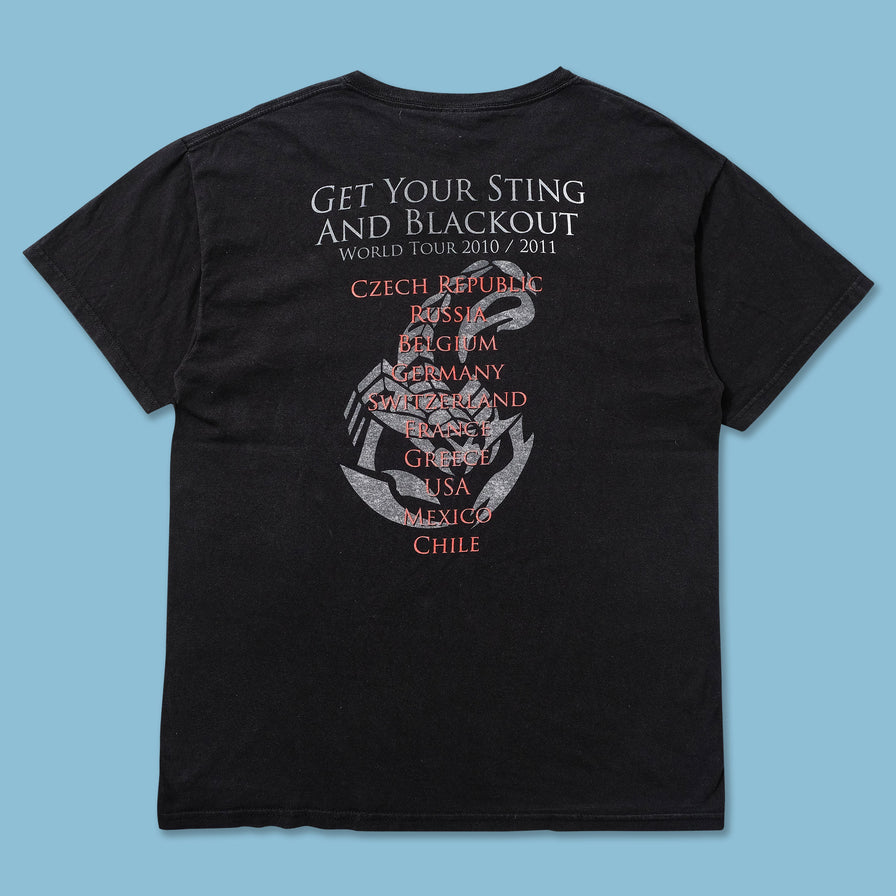 2011 Scorpions T-Shirt Large 
