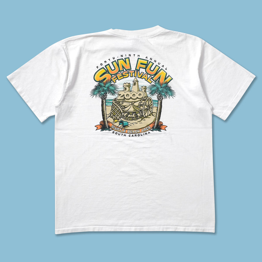 2000 Sun Fun Festival T-Shirt Medium - Double Double Vintage