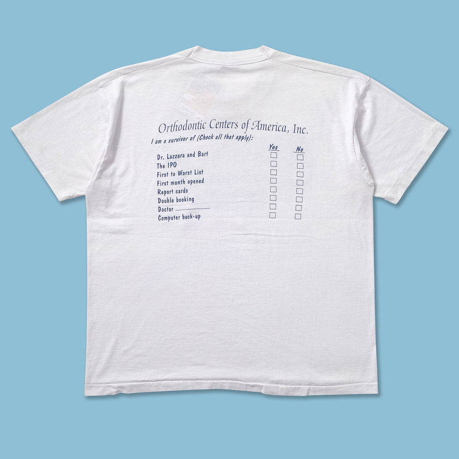 Vintage Orthodontic Centers of America T-Shirt Large - Double Double Vintage