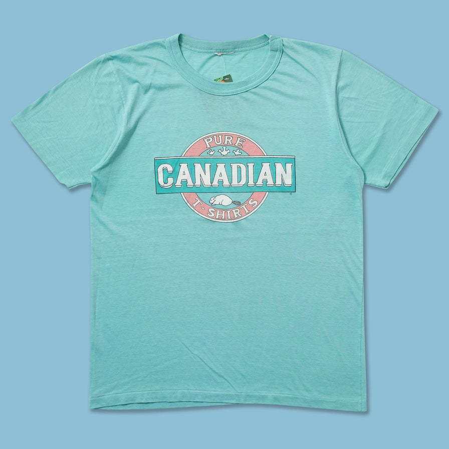 Vintage Pure Canadian T-Shirt Medium - Double Double Vintage