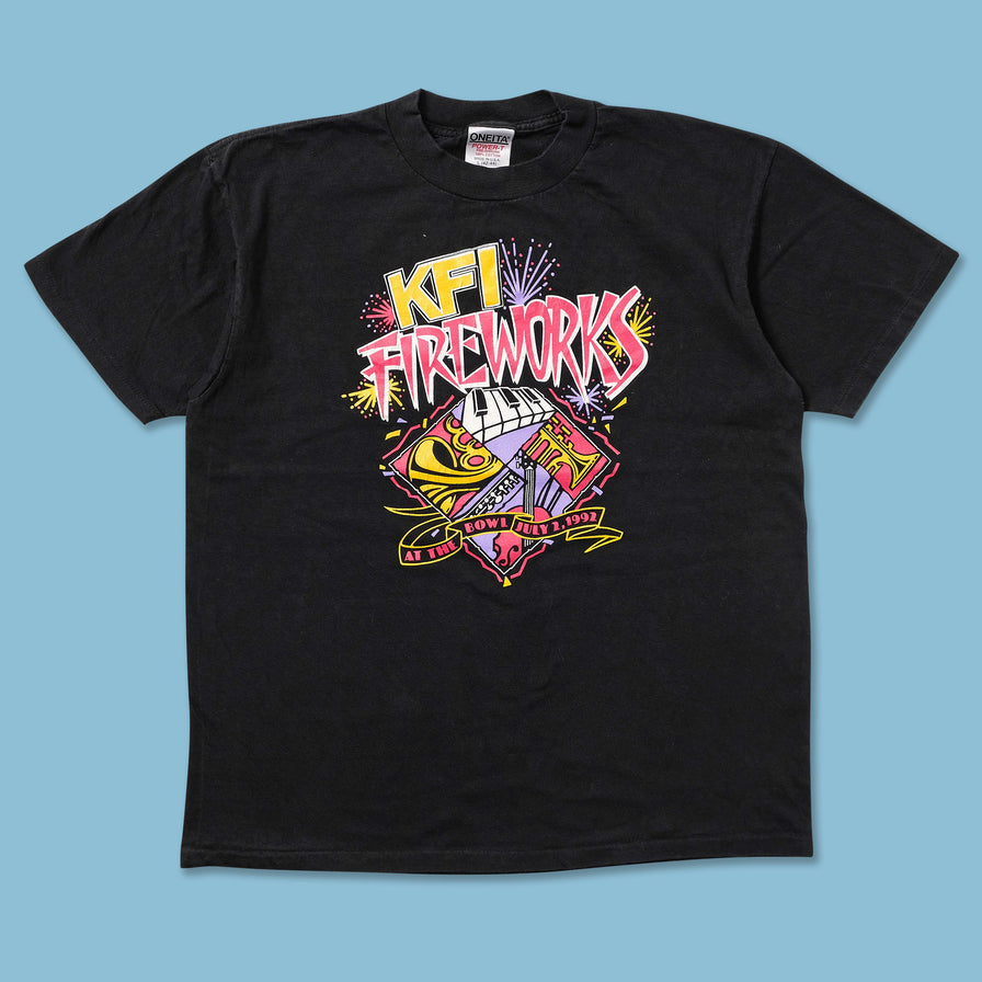 1992 KFI Fireworks T-Shirt Medium - Double Double Vintage