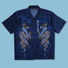 Y2K Dragon Shirt Large - Double Double Vintage