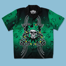 Y2K Tribal Shirt Medium - Double Double Vintage