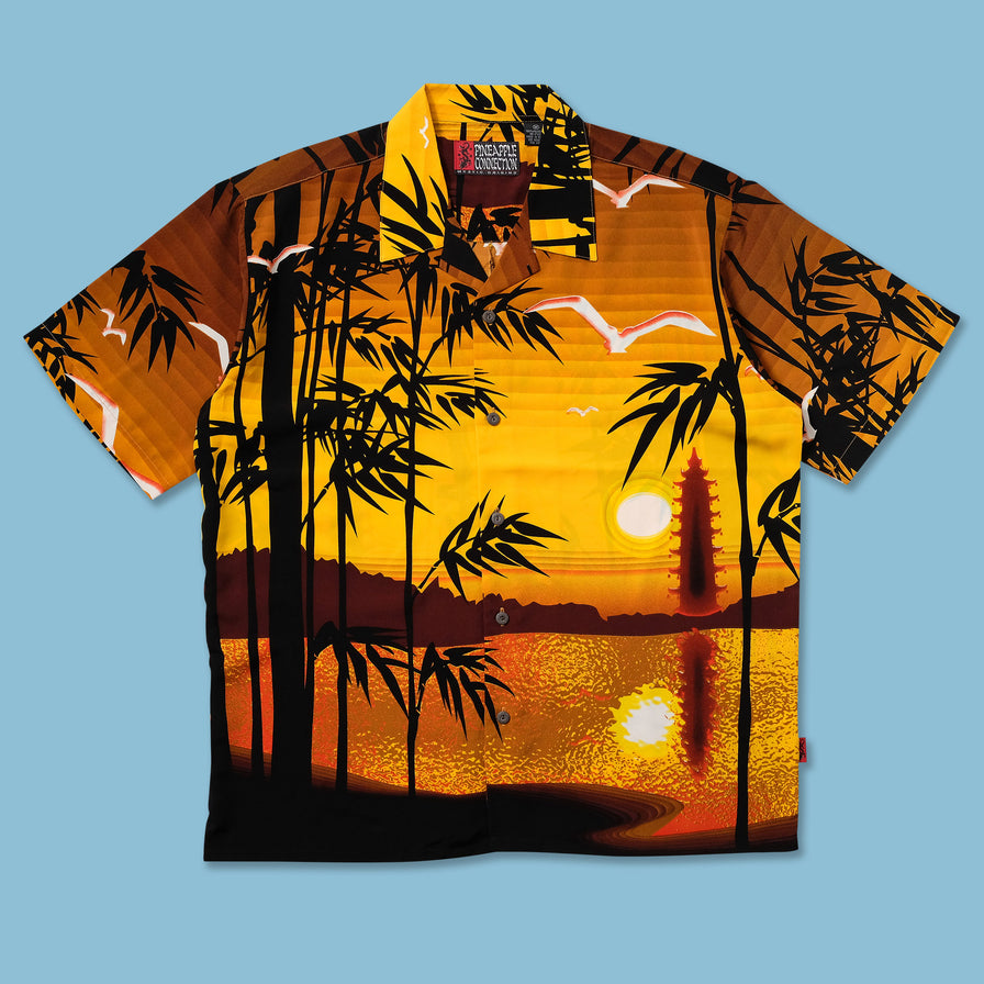 Y2K Sunset Shirt Large - Double Double Vintage