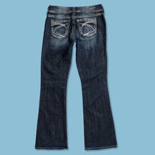 Y2K Flared Denim Pants 30x32 - Double Double Vintage