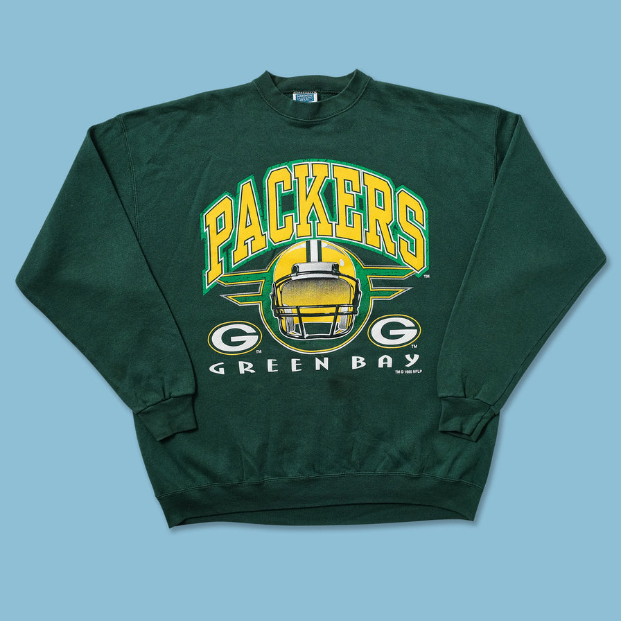 1995 Greenbay Packers Sweater Large - Double Double Vintage