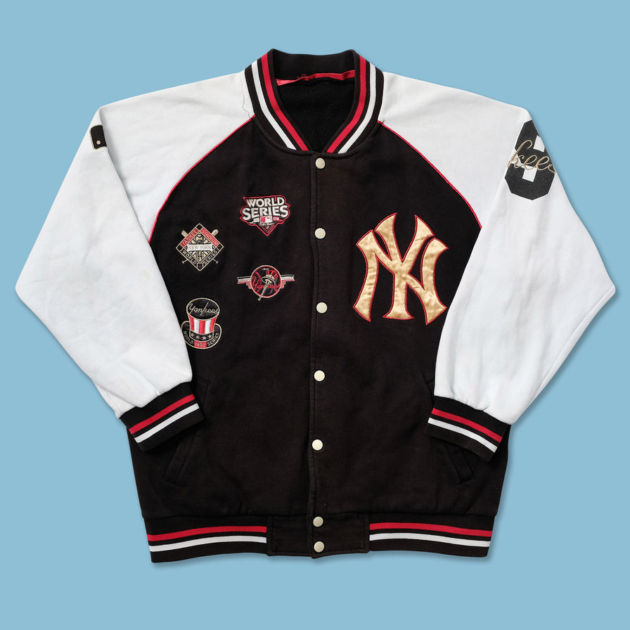 2009 New York Yankees Cotton Varsity Jacket Large - Double Double Vintage