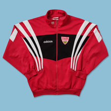 Vintage adidas VFB Stuttgart Track Jacket Medium - Double Double Vintage
