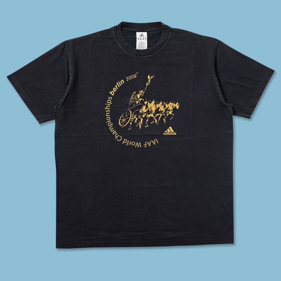 2009 adidas IAAF World Championship T-Shirt XLarge - Double Double Vintage