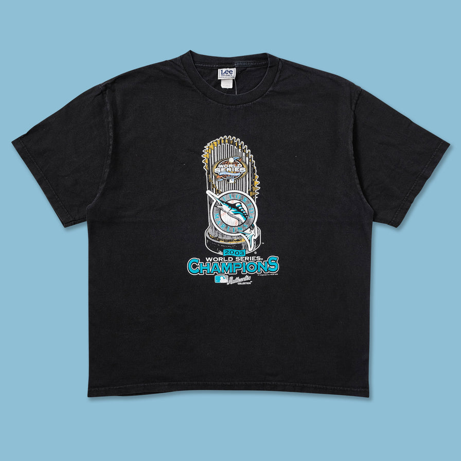 2003 Florida Marlins World Series T-Shirt XXL - Double Double Vintage