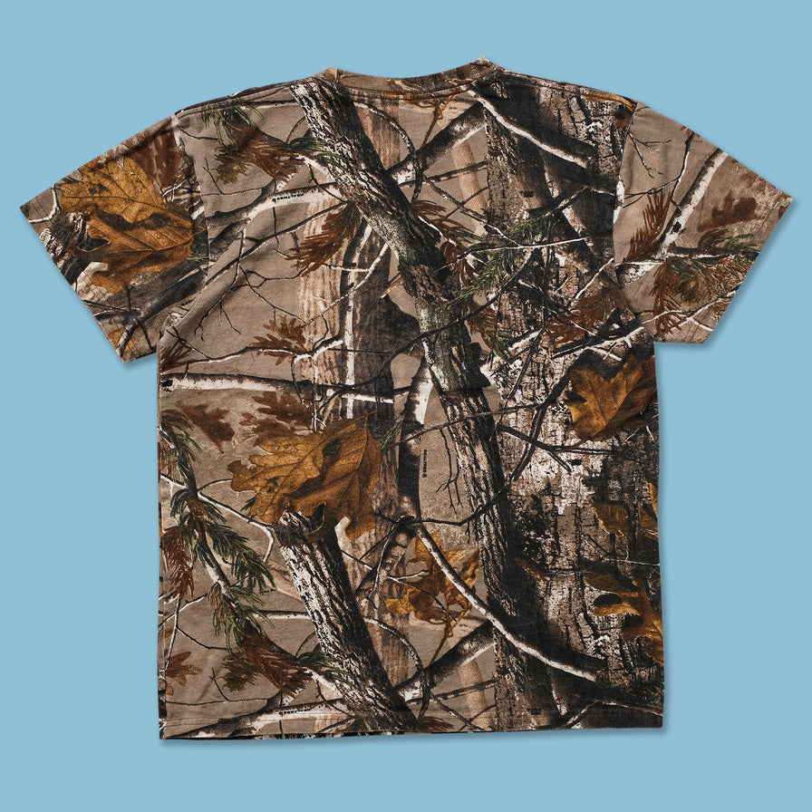 Real Tree Camo T-Shirt Large - Double Double Vintage