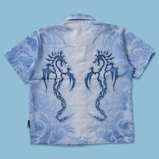Y2K Dragon Tribal Shirt Small - Double Double Vintage