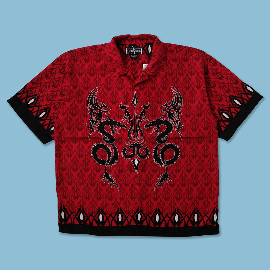 Y2K Dragon Tribal Shirt XLarge - Double Double Vintage