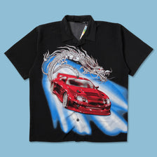 Y2K Dragon Car Shirt XXL - Double Double Vintage