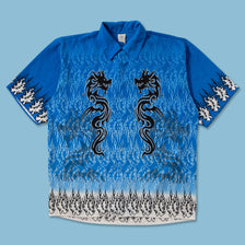 Y2K Dragon Tribal Shirt XXL