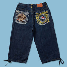 Y2K Stone Touch Baggy Jorts W33 - Double Double Vintage