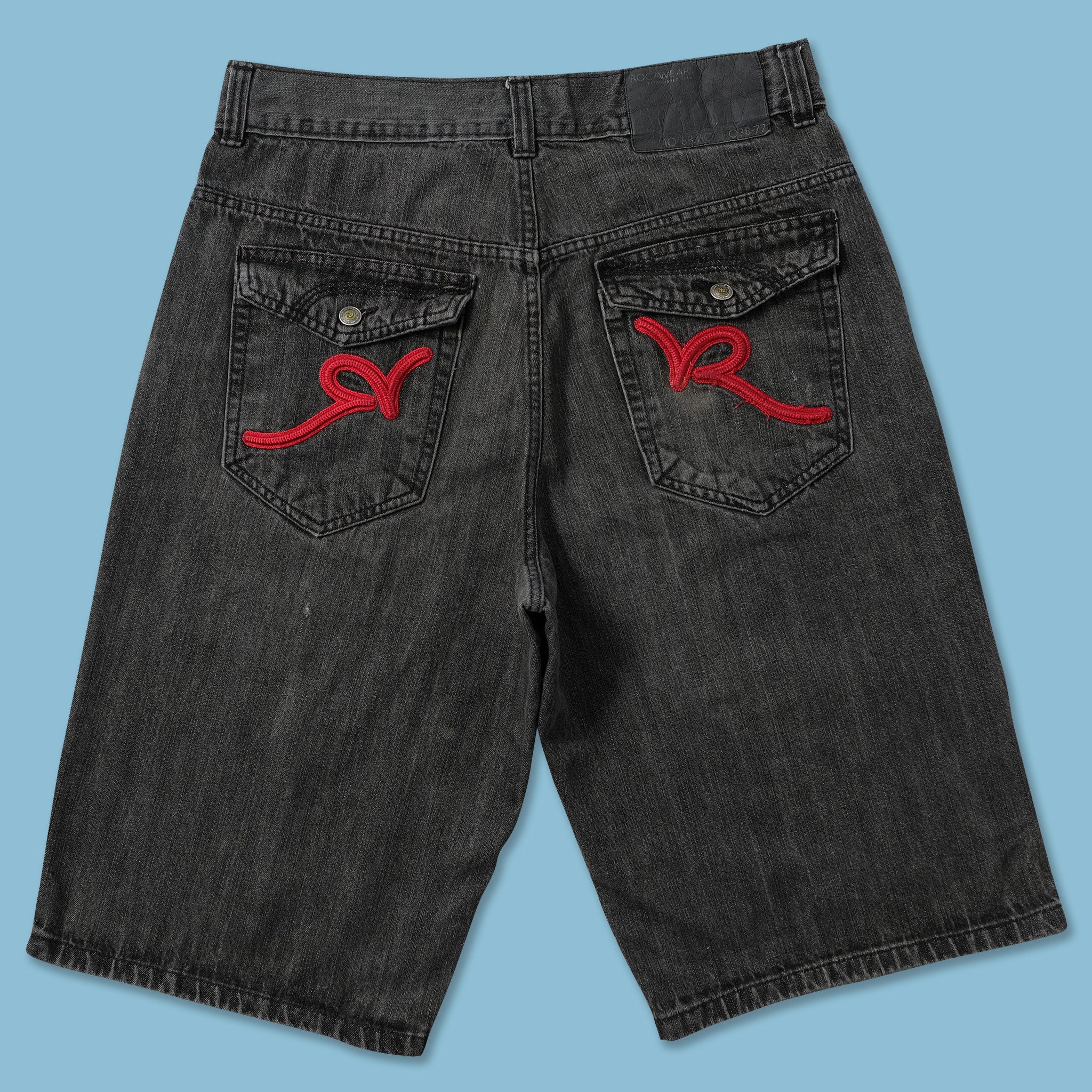 Y2K Rocawear Baggy Jorts W34 | Double Double Vintage