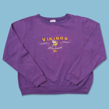 Vintage Minnesota Vikings Women's Sweater Medium 