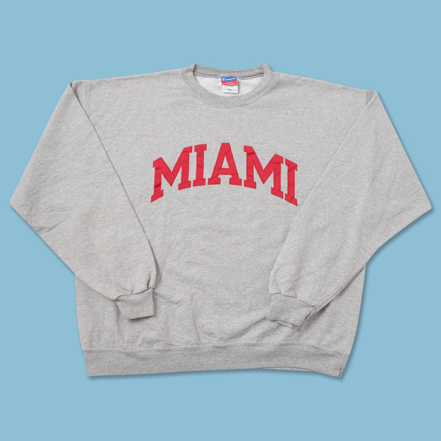 Vintage Champion Miami Sweater XXLarge 