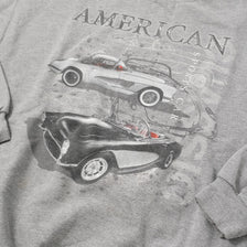 Vintage American Sports Car Sweater XLarge 