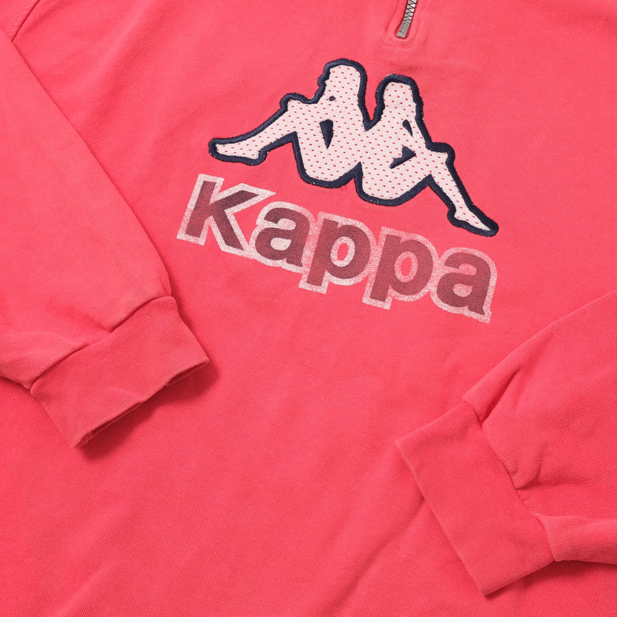 Vintage Kappa Q-Zip Sweater Large 