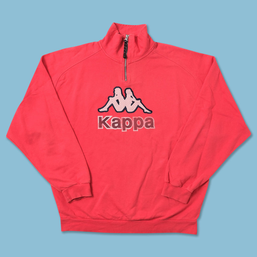 Vintage Kappa Q-Zip Sweater Large 