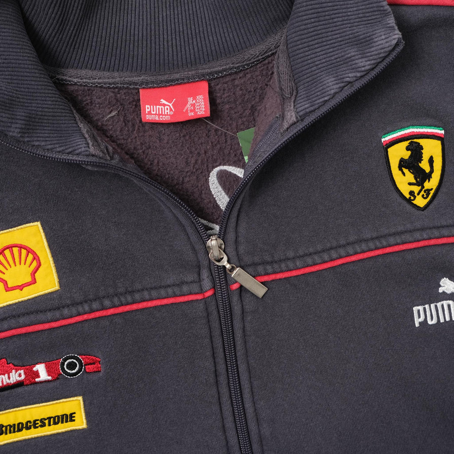 Vintage Puma Ferrari Sweat Jacket XLarge 