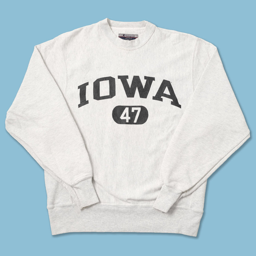Vintage Champion Iowa Sweater Small 