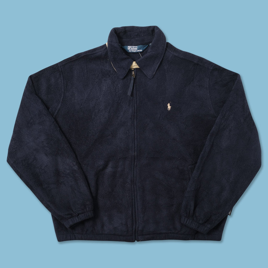 Vintage Polo Ralph Lauren Fleece Harrington Jacket XLarge 