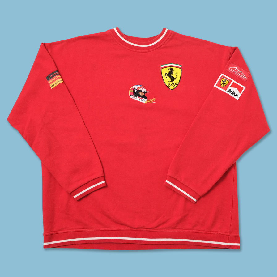 Vintage Ferrari Michael Schumacher Sweater XLarge 