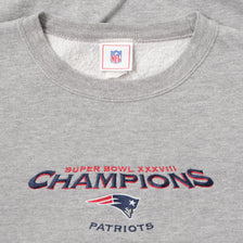 Vintage 2004 New England Patriots Sweater Large 