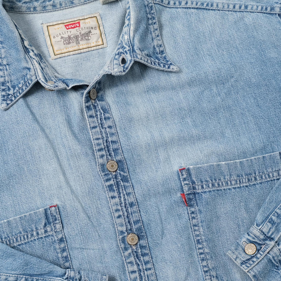 Vintage Levis Denim Shirt XLarge 