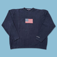 Vintage Polo Sport Knit Sweater Large 