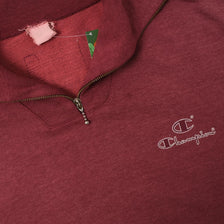 Vintage Champion Q-Zip Sweater Large 