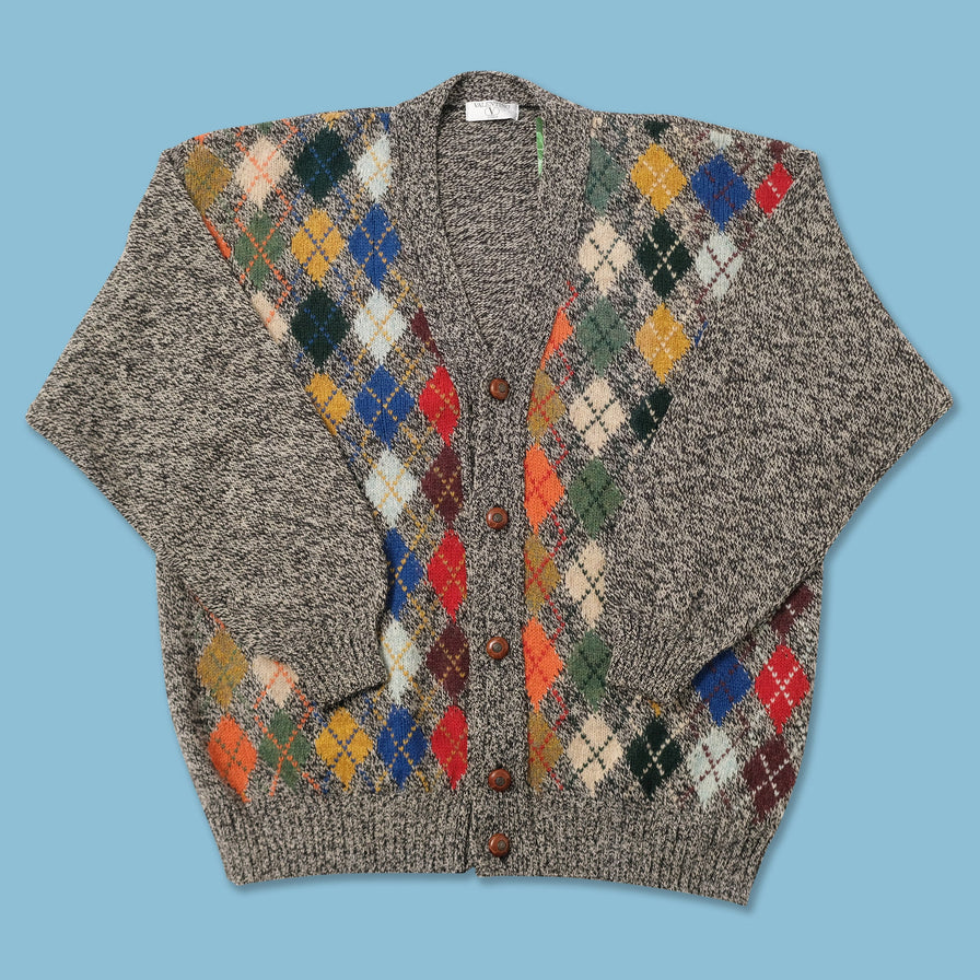 Vintage Valentino Knit Cardigan Sweater XLarge 