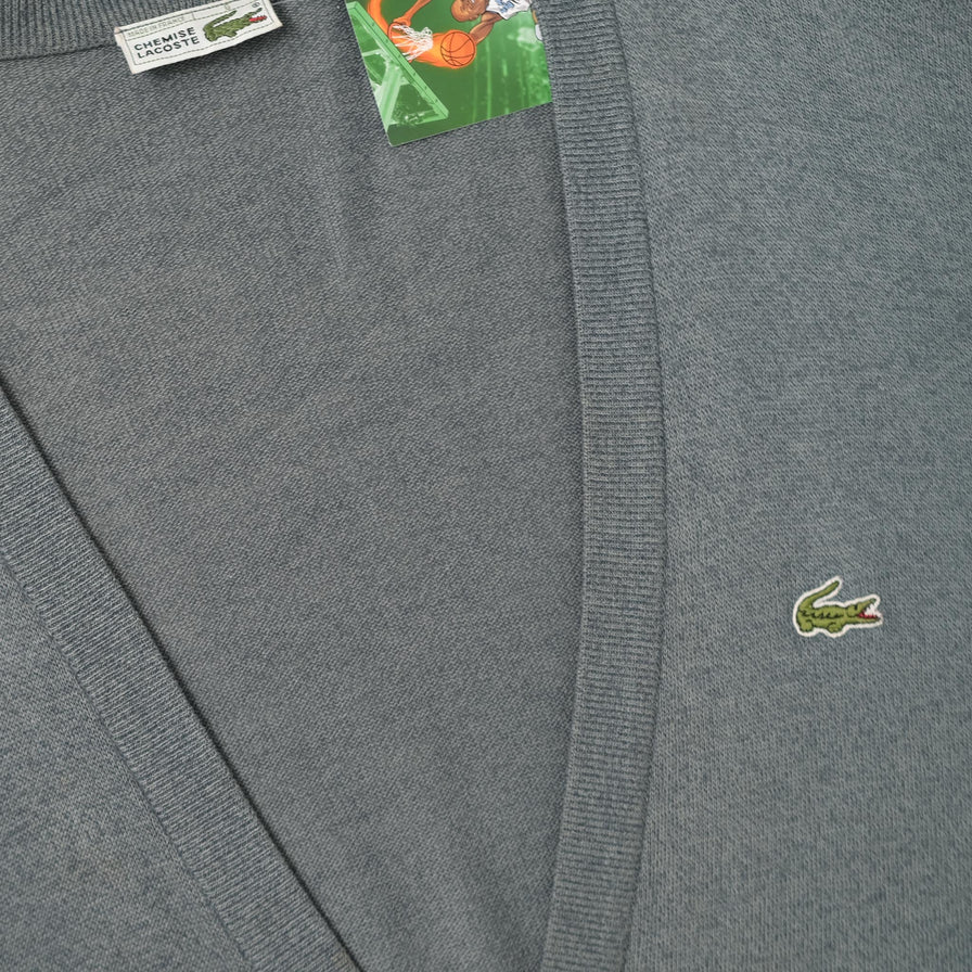 Vintage Lacoste Knit Cardigan XLarge 