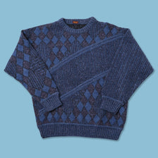 Vintage Ellesse Knit Sweater Medium 