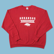 Vintage Arkansas Razorbacks Sweater XLarge 