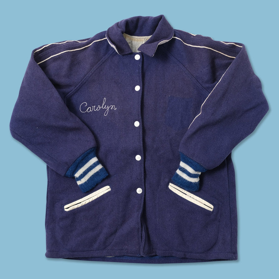 Vintage College Wool Jacket Medium 