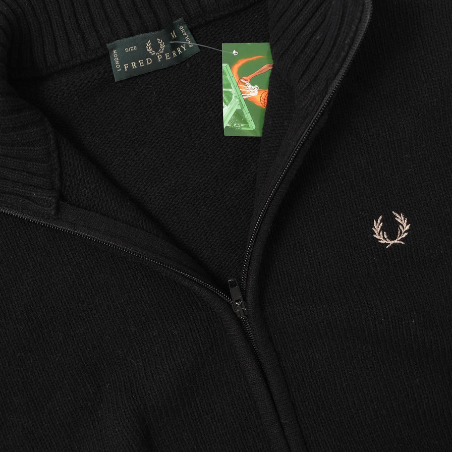 Vintage Fred Perry Knit Jacket Medium 
