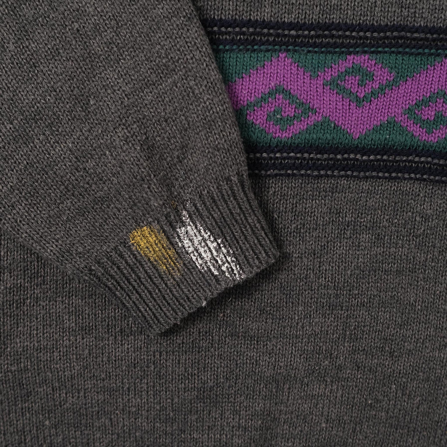 Vintage Puma Knit Sweater Large 