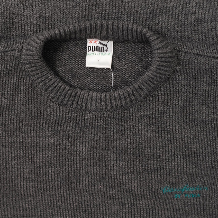 Vintage Puma Knit Sweater Large 