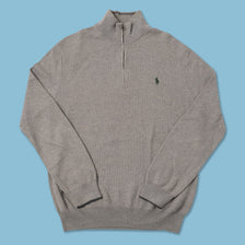Vintage Polo Ralph Lauren Q-Zip Sweater Medium 