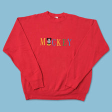 Vintage Mickey Mouse Sweater Large 