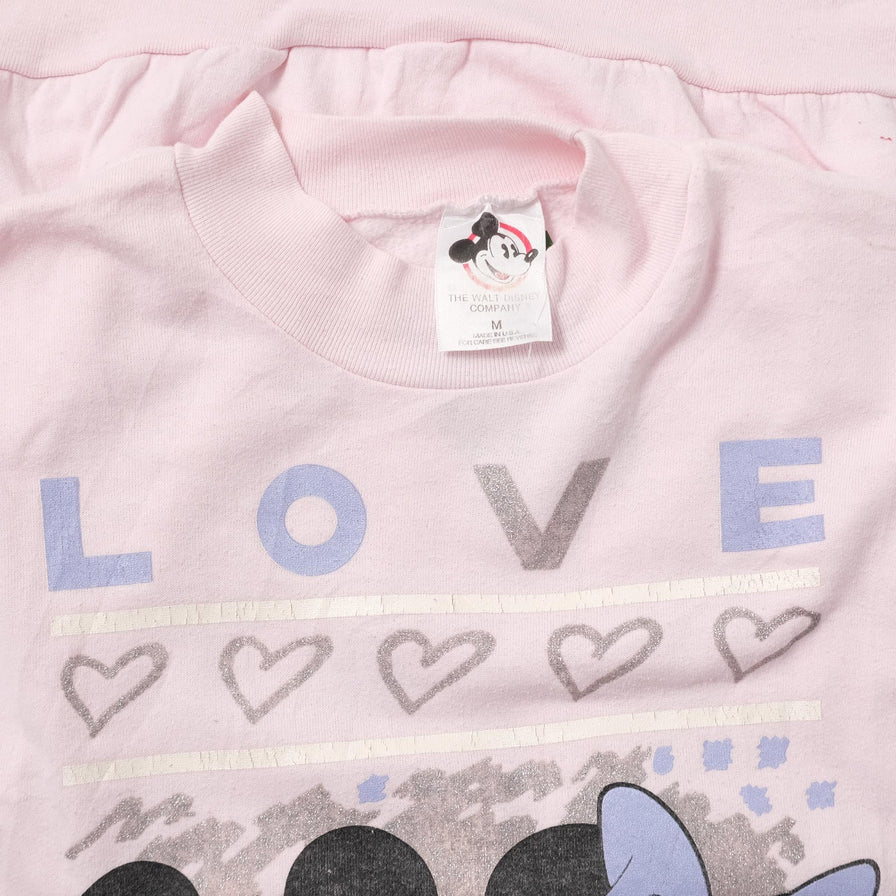 Vintage Mickey & Minnie Sweater Small 