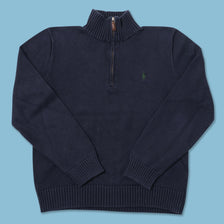 Vintage Polo Ralph Lauren Q-Zip Sweater Small 