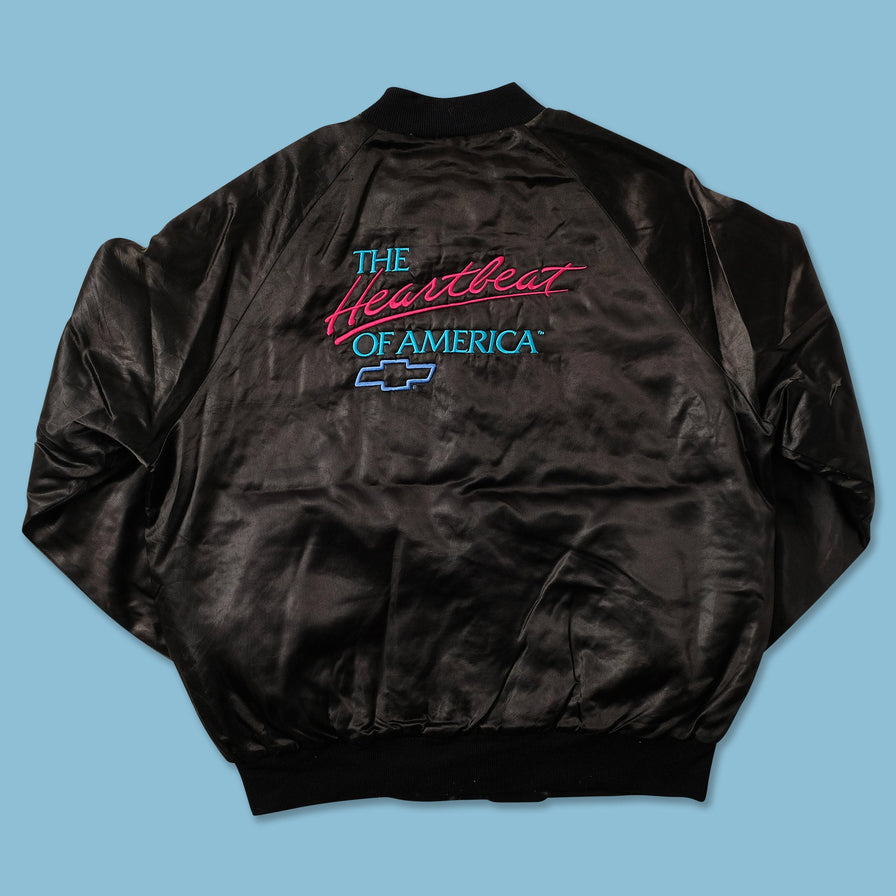 Vintage Satin College Jacket Large 