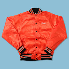 Vintage Women's Satin College Jacket Small 